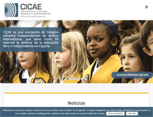 Tablet Screenshot of cicae.com